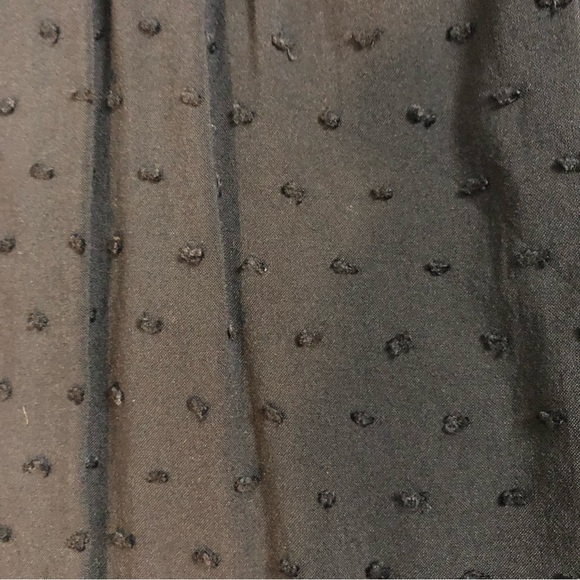 Woman’s black eyelash lace top with short sleeves size medium - Picture 9 of 16